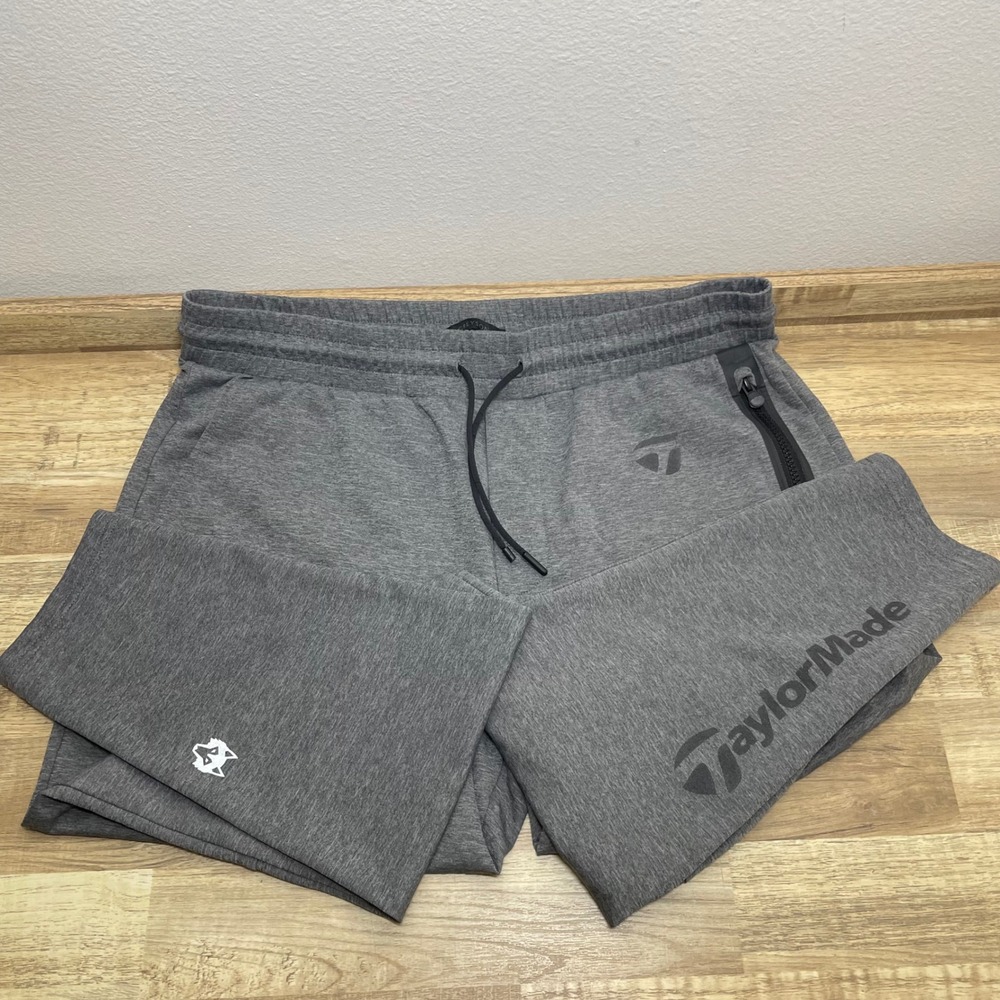 Greyson TaylorMade Sequoia Performance Golf Joggers Pants Mens Grey L Tapered